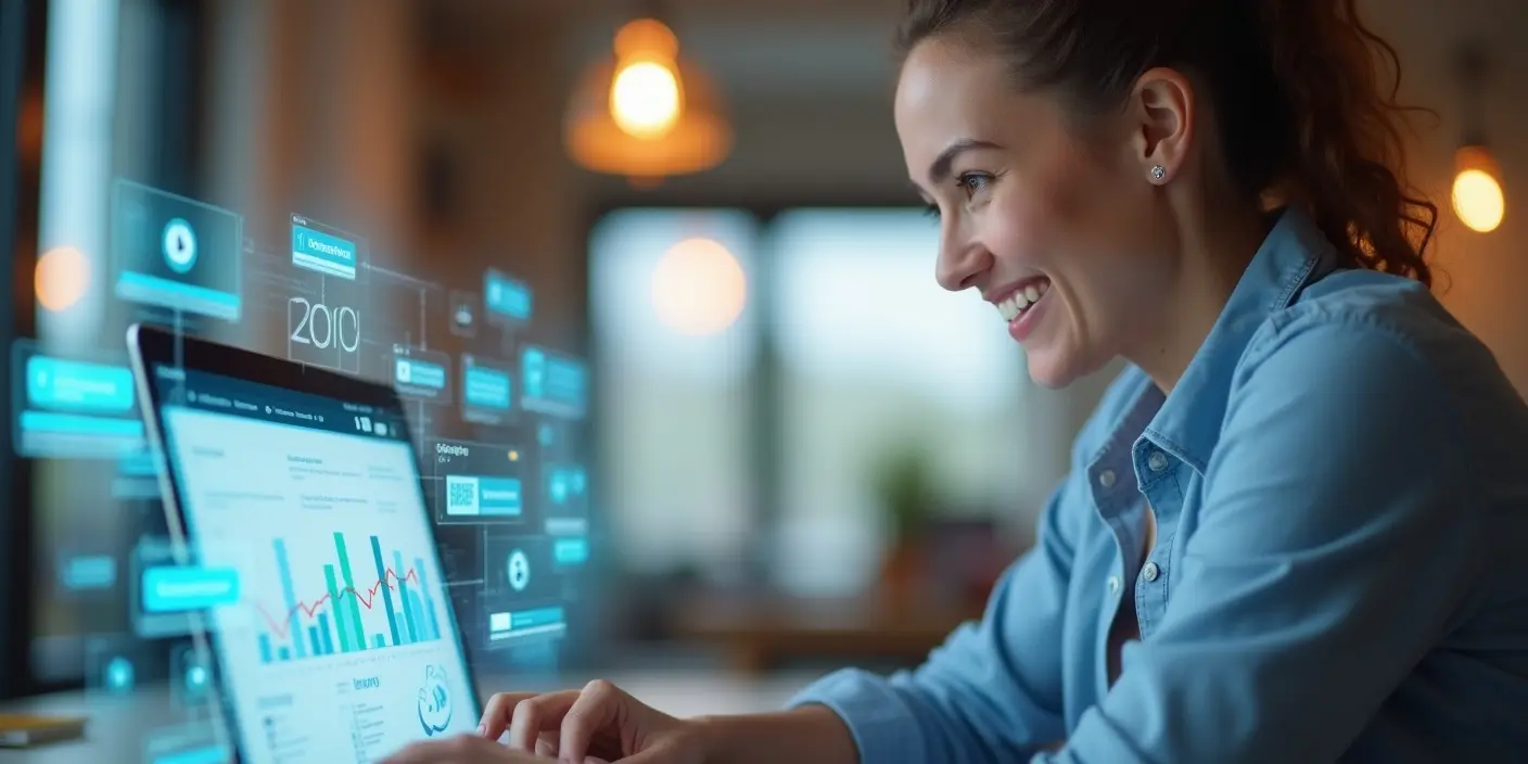 lead generating website showing more leads and customer activity