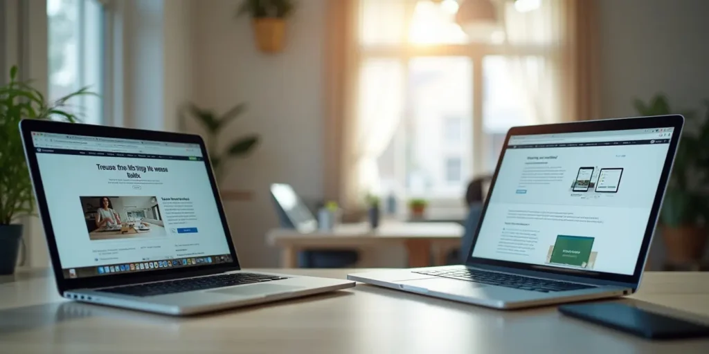 web design vs DIY website builder results