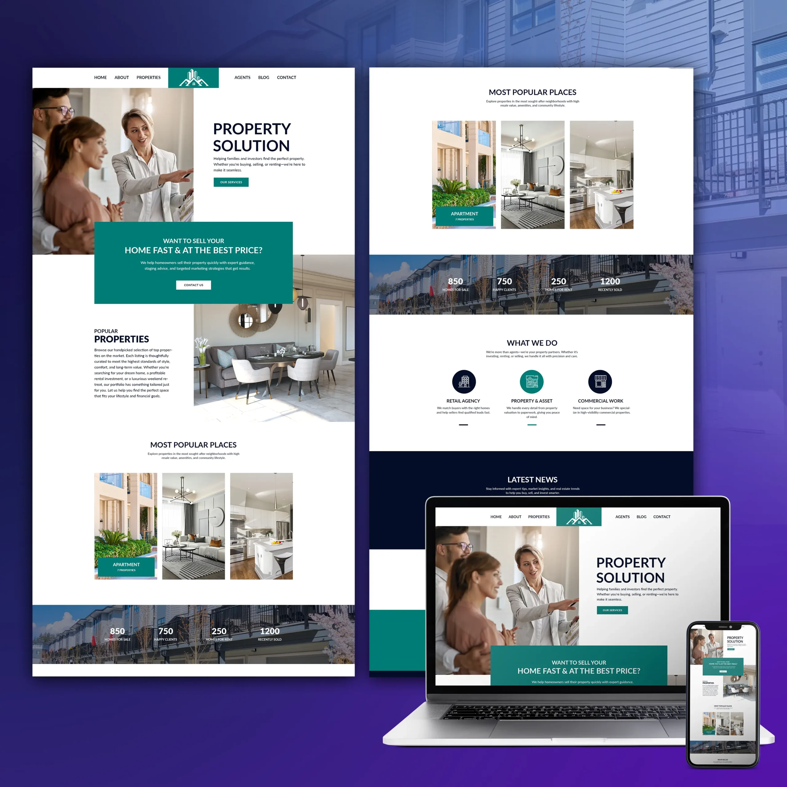 property-solution-landing-page-mockup